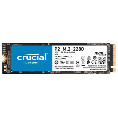 حافظه SSD اینترنال کروشیال (Crucial) مدل P2 M.2 NVME PCIE ظرفیت 500 گیگابایت