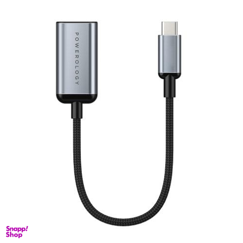 مبدل تایپ سی به HDMI پاورولوژی (Powerology) مدل PHDFCHGY