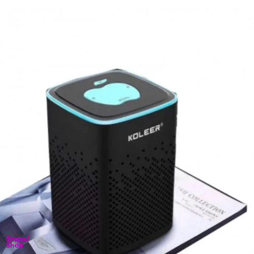 اسپیکر بلوتوثی قابل حمل کلر (Koleer) مدل S-818 رنگ مشکی
