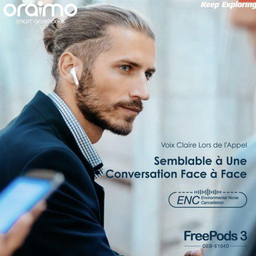 هندزفری بلوتوثی اورایمو (Oraimo)مدل ترووایرلس Freepods 3