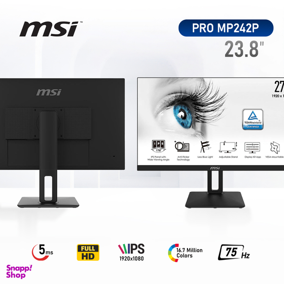 مانیتور ام اس آی (MSI) مدل Pro Mp242P سایز 23.8 اینچ