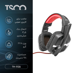 هدفون تسکو مدل TH-5126