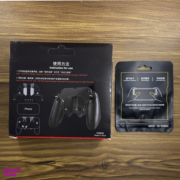 دسته بازی (Pubg) مدل AK66 به همراه آستین کنترل کننده انگشت