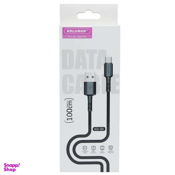 کابل تبدیل USB به لایتنینگ کلومن (Koluman) مدل Kd-30 به طول 1 متر