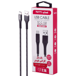 کابل تبدیل USB به TYPE-C تسکو مدل TC C132 طول 1 متر