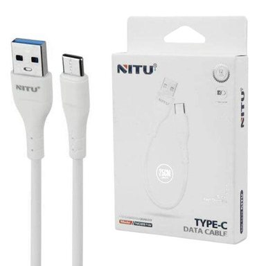 کابل USB به Type-C نیتو (Nitu) مدل NC251 طول 25 سانتیمتر