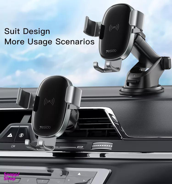 پایه نگهدارنده و شارژر بی سیم یسیدو (Yesido) مدل C123