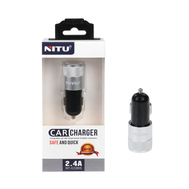 شارژر فندکی 2 پورت نیتو (Nitu) مدل NT-CC805