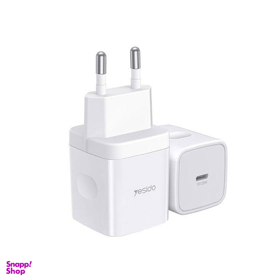 شارژر دیواری یسیدو (Yesido) مدل YC30 توان 20 وات PD