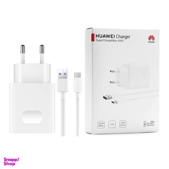 شارژر دیواری فست تک پورت هوآوی (Huawei) مدل 18W همراه کابل شارژ Type-C