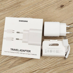 شارژر دیواری فست شارژ 2 پین سامسونگ مدل EP-TA800 3A PD 25W به همراه کابل تایپ سی