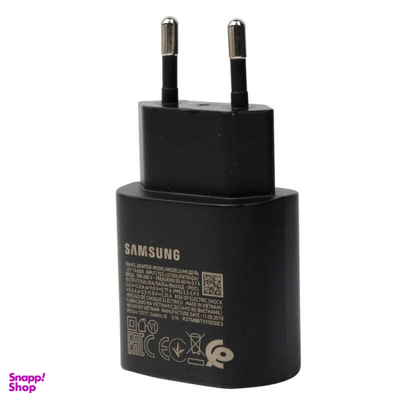 شارژر دیواری فست شارژ 2 پین سامسونگ مدل EP-TA800 3A PD 25W به همراه کابل تایپ سی