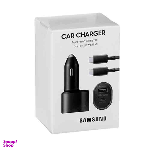 شارژر فندکی سوپر فست شارژ سامسونگ (Samsung) مدل 45W+15W QC3.0 PD