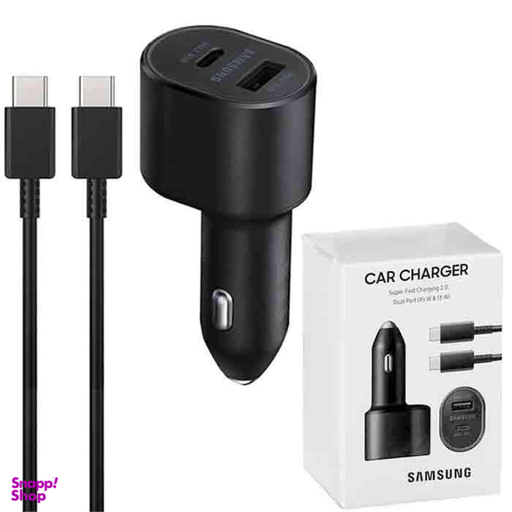 شارژر فندکی سوپر فست شارژ سامسونگ (Samsung) مدل 45W+15W QC3.0 PD