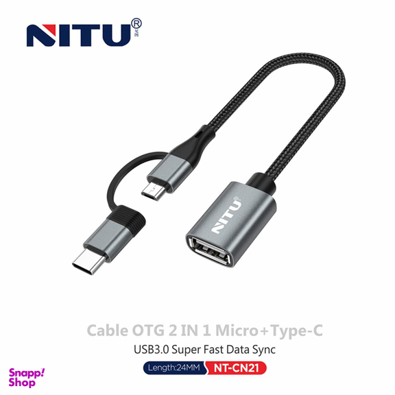 تبدیل microUSB به OTG Type-C نیتو (Nitu) مدل CN21
