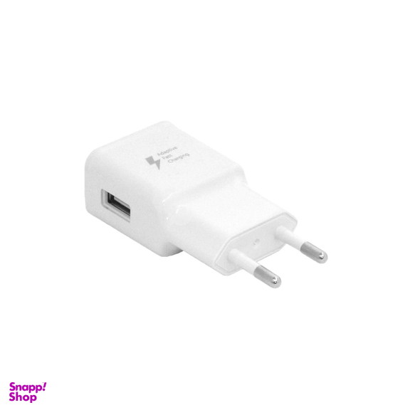 شارژر دیواری فست شارژ تک پورت سامسونگ مناسب S7 به همراه کابل شارژ Micro-USB