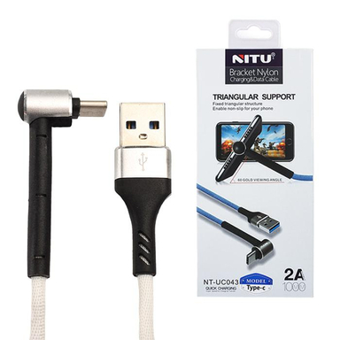 کابل 2 آمپر گیمینگ USB به Type-C نیتو (Nitu) مدل UC43 به طول 1 متر