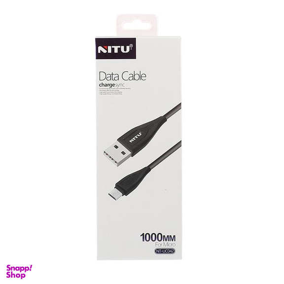 کابل 2.4 آمپر USB به micro-usb نیتو (Nitu) مدل UC42 به طول 1 متر