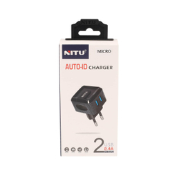 شارژر دیواری نیتو (Nitu) مدل NT-TC40 همراه با کابل MicroUsb