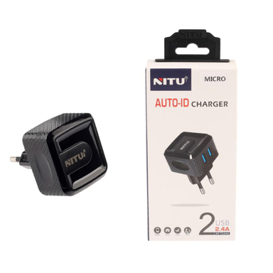 شارژر دیواری نیتو (Nitu) مدل NT-TC40 همراه با کابل MicroUsb