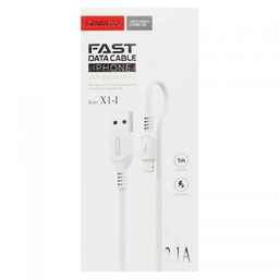 کابل 2.1 آمپر USB به لایتنینگ ترانیو (Tranyoo) مدل X1 به طول 1 متر