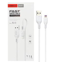 کابل 2.1 آمپر USB به لایتنینگ ترانیو (Tranyoo) مدل X1 به طول 1 متر