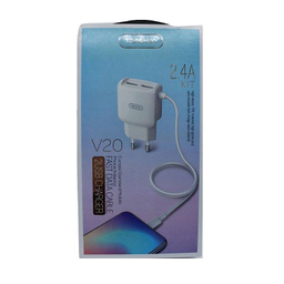 شارژر دیواری ترانیو (Tranyoo) مدل V20 همراه با کابل MicroUsb