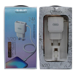 شارژر دیواری ترانیو (Tranyoo) مدل V20 همراه با کابل MicroUsb