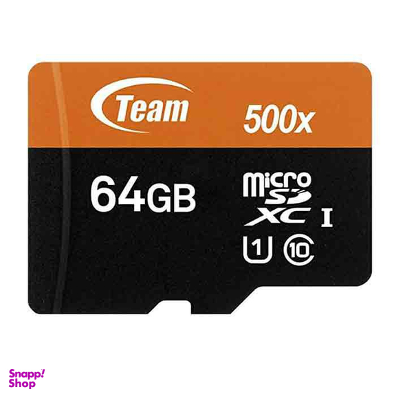 رم تیم گروپ (Team Group) مدل 500X U1 C10 ظرفیت 64 گیگابایت با خشاب