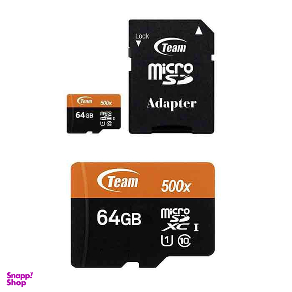 رم تیم گروپ (Team Group) مدل 500X U1 C10 ظرفیت 64 گیگابایت با خشاب