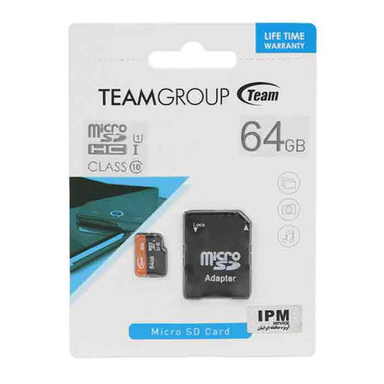 رم تیم گروپ (Team Group) مدل 500X U1 C10 ظرفیت 64 گیگابایت با خشاب