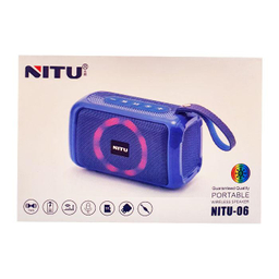 اسپیکر بلوتوثی قابل حمل نیتو (Nitu) مدل 06