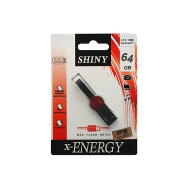 فلش مموری ایکس-انرژی (X-Energy) مدل USB 2.0 Shiny ظرفیت 64 گیگابایت