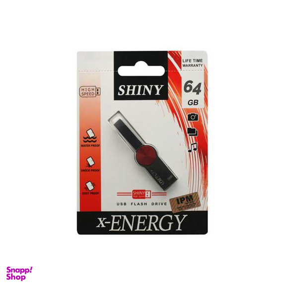 فلش مموری ایکس-انرژی (X-Energy) مدل USB 2.0 Shiny ظرفیت 64 گیگابایت