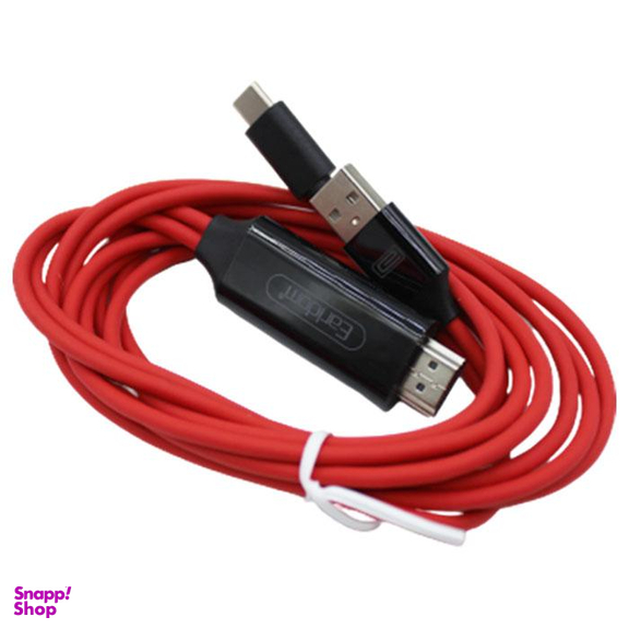 کابل Type-Cبه Hdmi ارلدام (Ealrdom) 4k مدل ET-W12 طول 2 متر