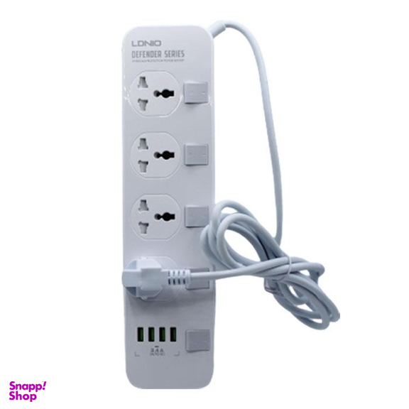 چند راهی برق الدینیو (Ldnio) مدل SC4408 با کابل 2 متری به همراه فیوز محافظ