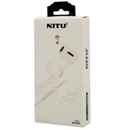 هندزفری سیم دار نیتو (Nitu) مدل NT-H31