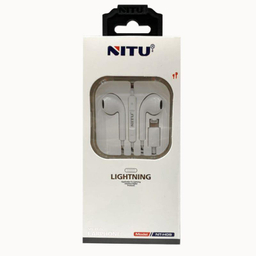 هندزفری سیم دار لایتنینگ نیتو (Nitu) مدل NT-H9