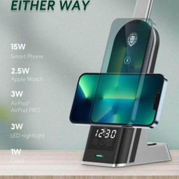 شارژر بی سیم گرین لاین (Green Lion) مدل GN7IN1WC15WBK