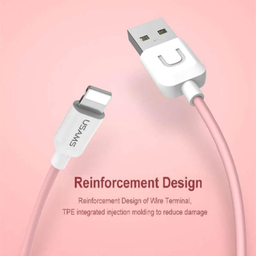 کابل تبدیل USB به لایتنینگ یوسمز (Usams) مدل US-SJ097S طول 1 متر