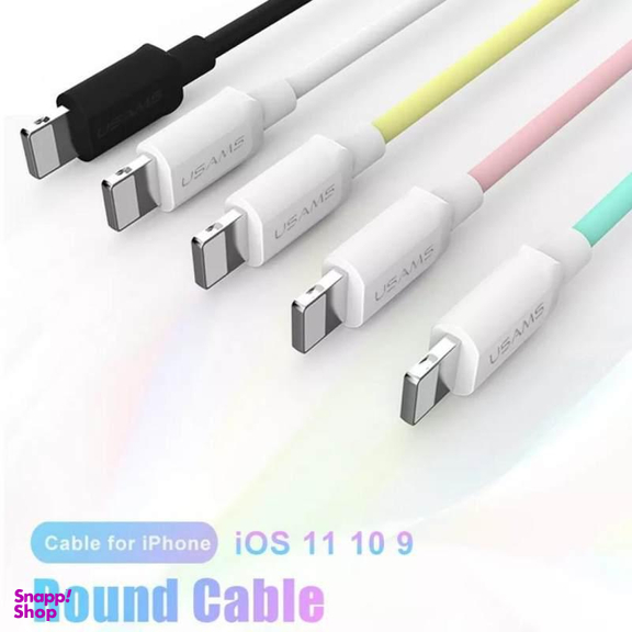 کابل تبدیل USB به لایتنینگ یوسمز (Usams) مدل US-SJ097S طول 1 متر