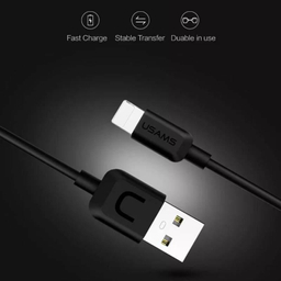 کابل تبدیل USB به لایتنینگ یوسمز (Usams) مدل US-SJ097S طول 1 متر
