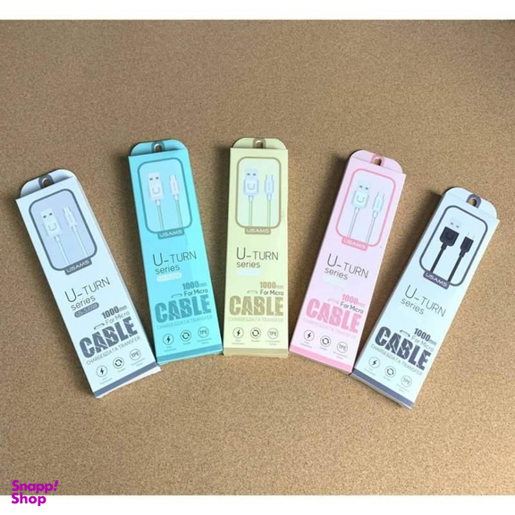 کابل تبدیل USB به لایتنینگ یوسمز (Usams) مدل US-SJ097S طول 1 متر