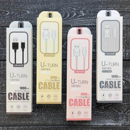 کابل تبدیل USB به لایتنینگ یوسمز (Usams) مدل US-SJ097S طول 1 متر