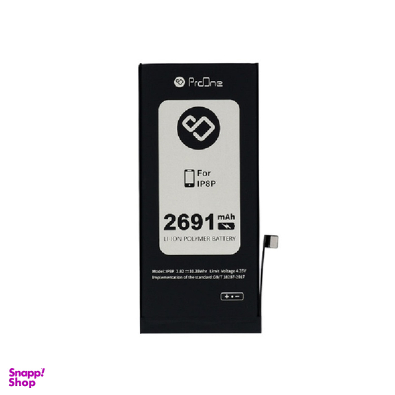 باتری موبایل پرو وان مدل ip8p ظرفیت 2691 میلی آمپر ساعت مناسب برای گوشی موبایل اپل iPhone 8 Plus