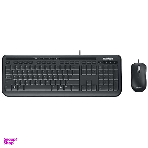 کیبرد و ماوس سیم دار مایکروسافت (Microsoft) مدل 600