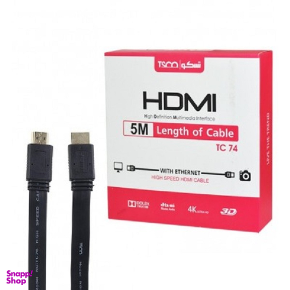 کابل HDMI تسکو (Tsco) مدل TC 74 طول 5 متر