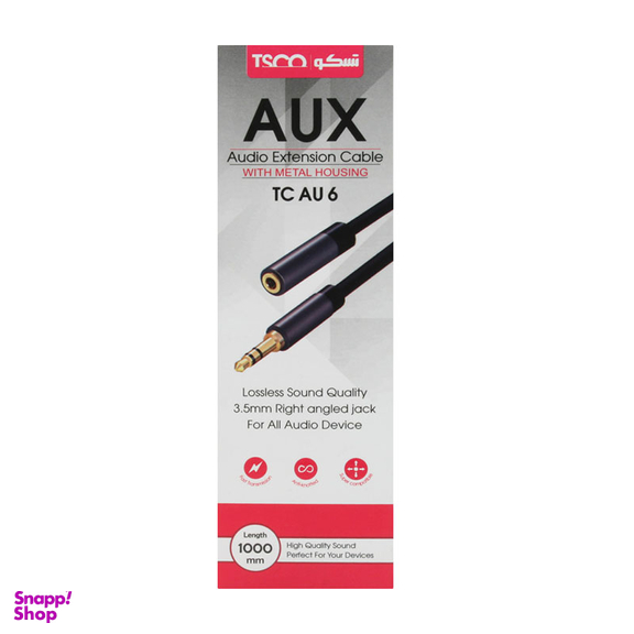 کابل افزایش طول AUX تسکو (Tsco) مدل TC-AU6 طول 1 متر