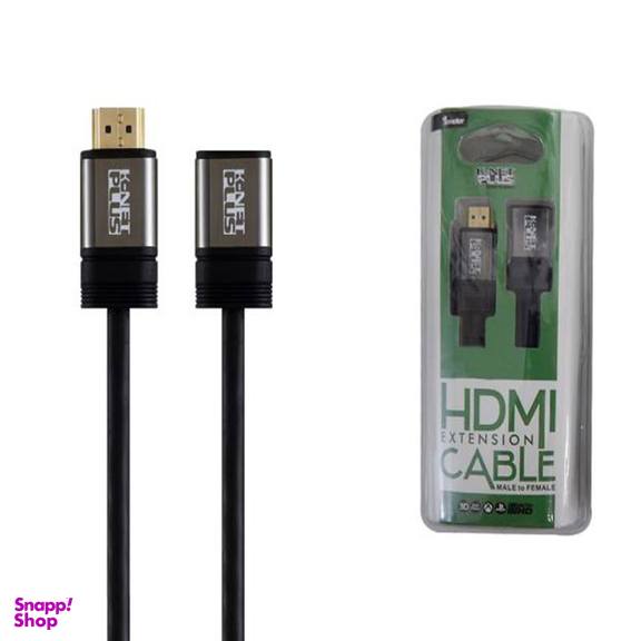 کابل افزایش طول HDMI کی نت پلاس (Knet plus )مدل KP-HC1771 طول 1 متر