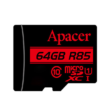 کارت حافظه MicroSDxc اپیسر مدل Ap64G کلاس 10 استاندارد Uhs-I U1 سرعت 85Mbps ظرفیت 64 گیگابایت